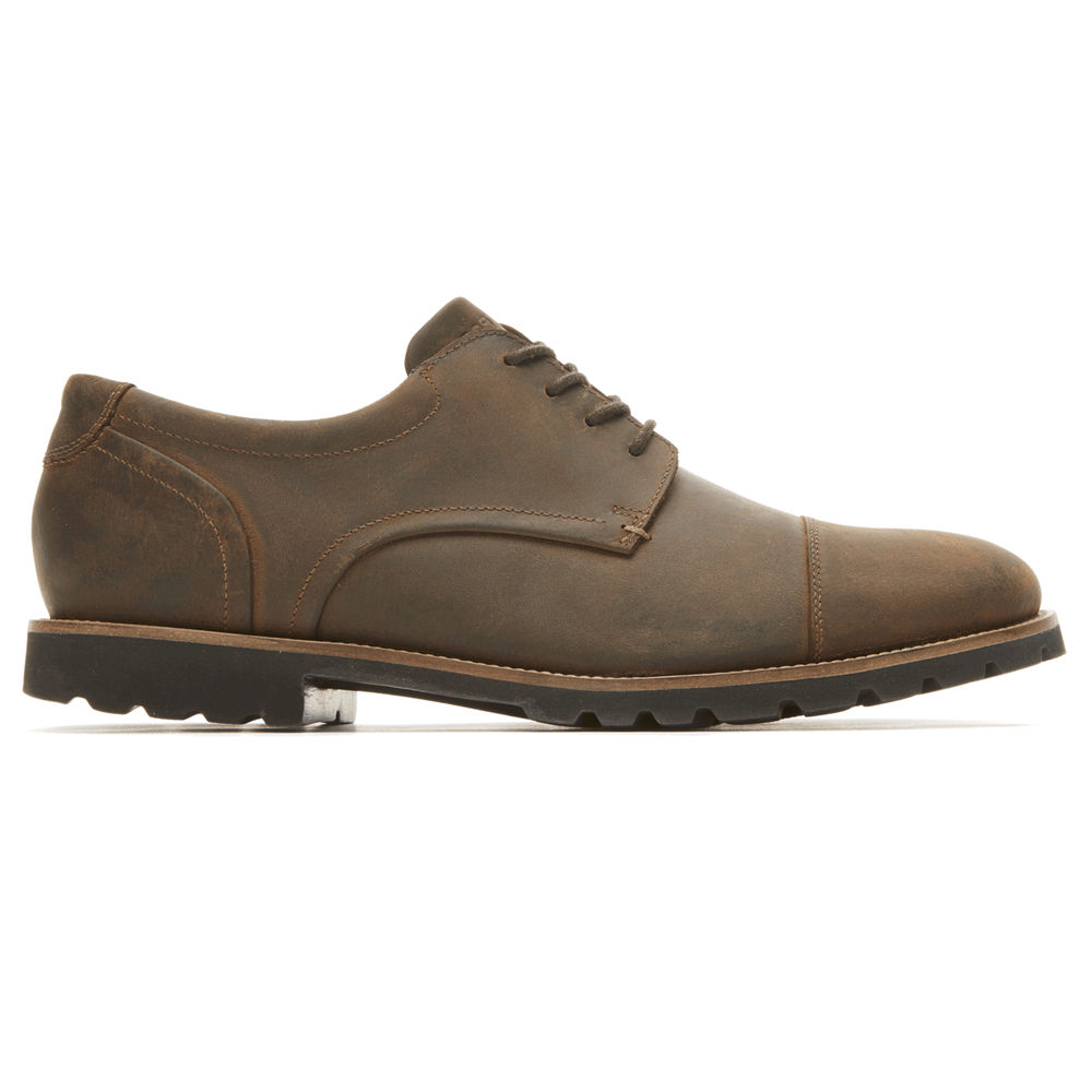 Rockport Mens Oxfords Brown - Modern Break Captoe - UK 681-VRWDGK